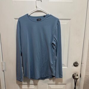 Cuts Men's Blue Long Sleeve Shirt